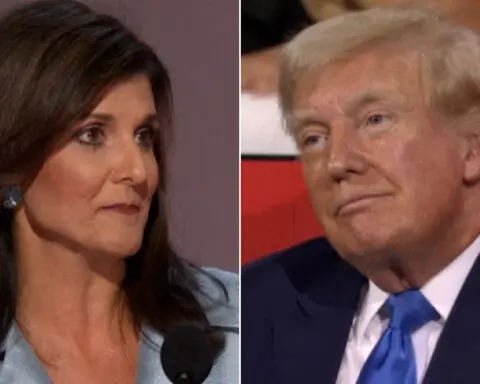 Trump campaign in talks with Nikki Haley to join him on the campaign trail to close the gender gap with Harris