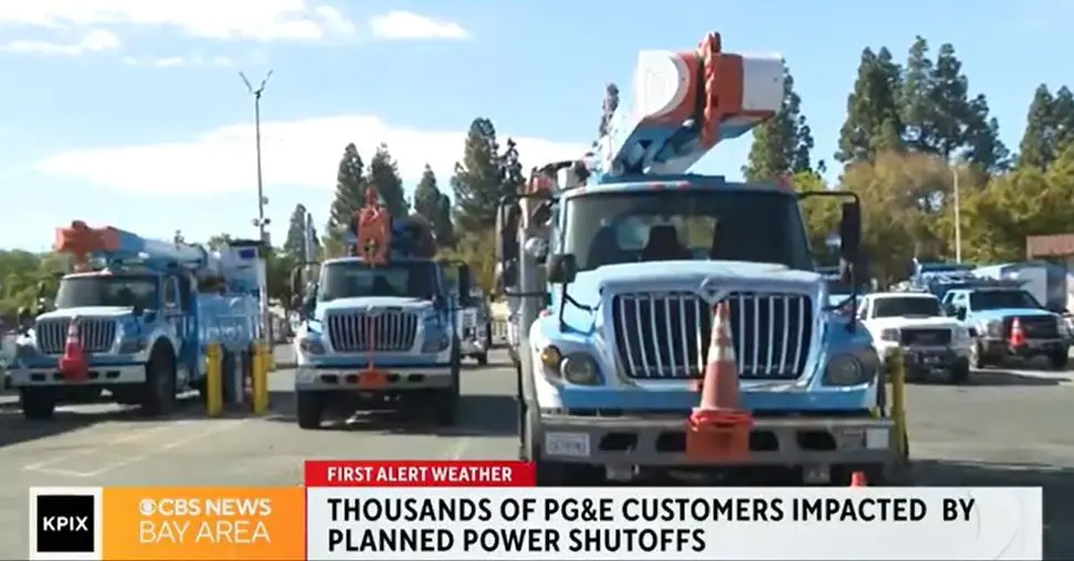 PG&E power shutoffs begin in Bay Area as high winds, fire danger increase