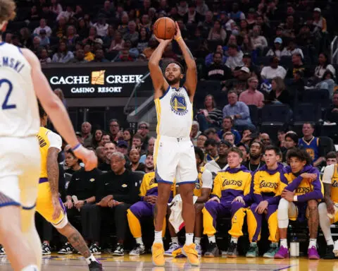 Bronny James scores 17 points in best NBA performance so far as Lakers fall to Warriors to close out preseason