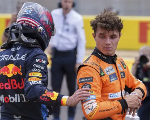 Norris on pole for US Grand Prix after Verstappen wins sprint race as they restart F1 title fight