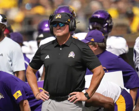 East Carolina fires coach Mike Houston after 5 seasons and loss to Army