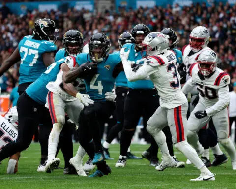 NFL London: Jacksonville Jaguars score crucial blowout win against New England Patriots