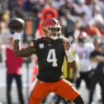 Browns QB Deshaun Watson carted off field with right Achilles tendon injury against Bengals