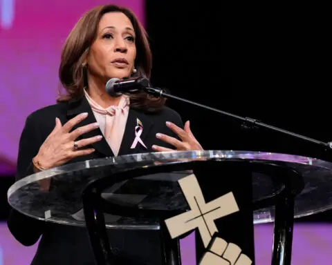 Harris visits Black churches in Georgia in ‘souls to the polls’ early voting push