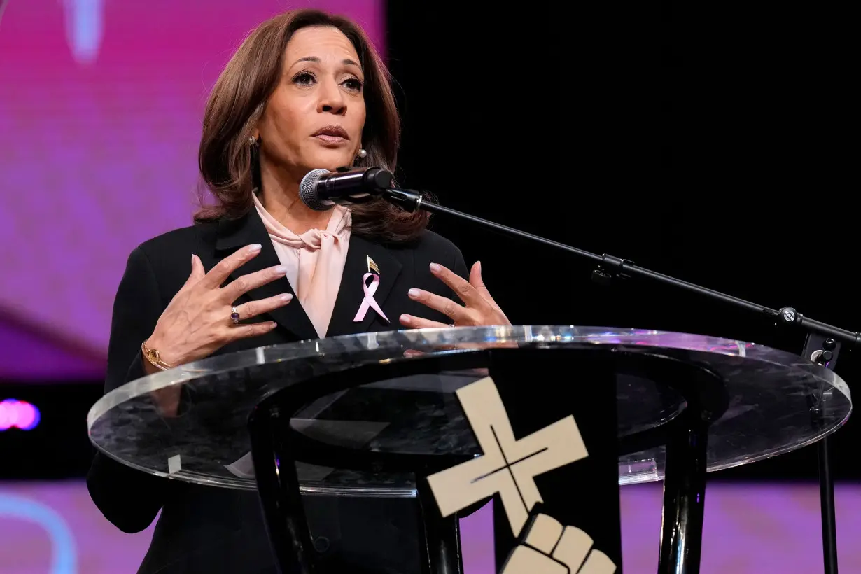 Harris visits Black church in Georgia in 'souls to the polls' early voting push