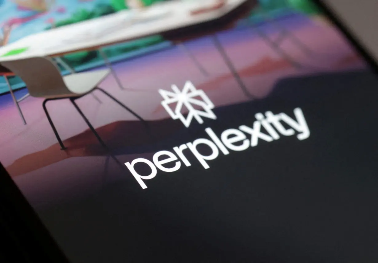 FILE PHOTO: Illustration shows Perplexity AI logo