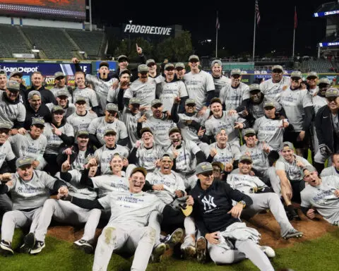 Everything is warmups for the New York Yankees until they get to the World Series