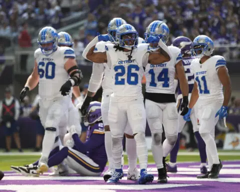 Lions top previously unbeaten Vikings 31-29 on late FG to cap NFC North thriller