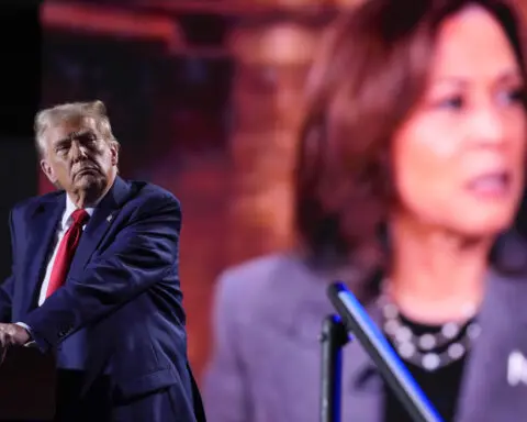 Most voters think the economy is poor, but split on whether Trump or Harris can fix it: AP-NORC poll