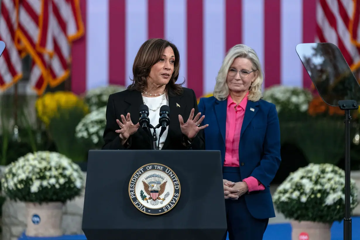 Harris taps Cheney for 'blue wall' tour as she courts undecided independents, moderate Republicans