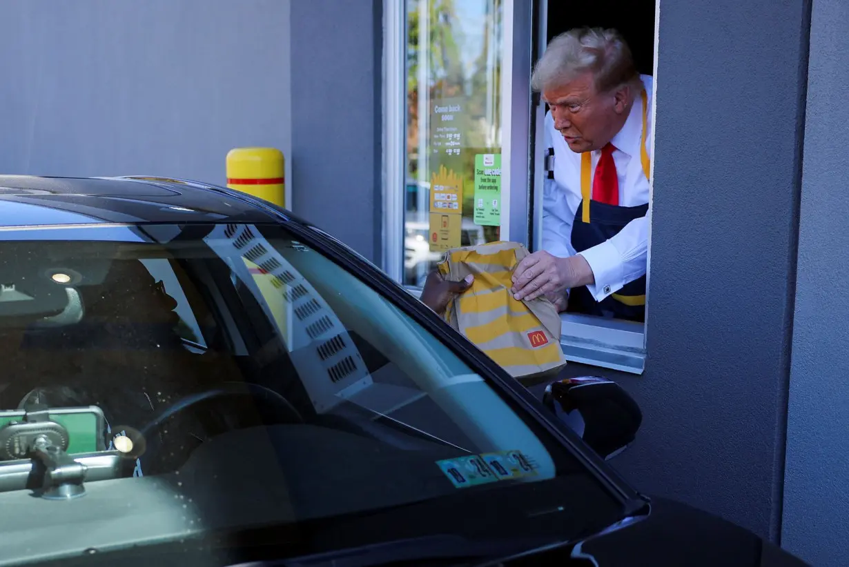 McDonald's didn't give Trump permission to serve fries. It didn't need to