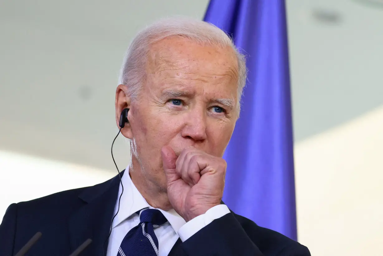 U.S. President Biden and Germany's Scholz give statements at Chancellery in Berlin