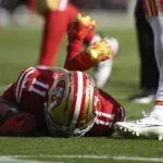 Tests confirm a season-ending knee injury for 49ers receiver Brandon Aiyuk