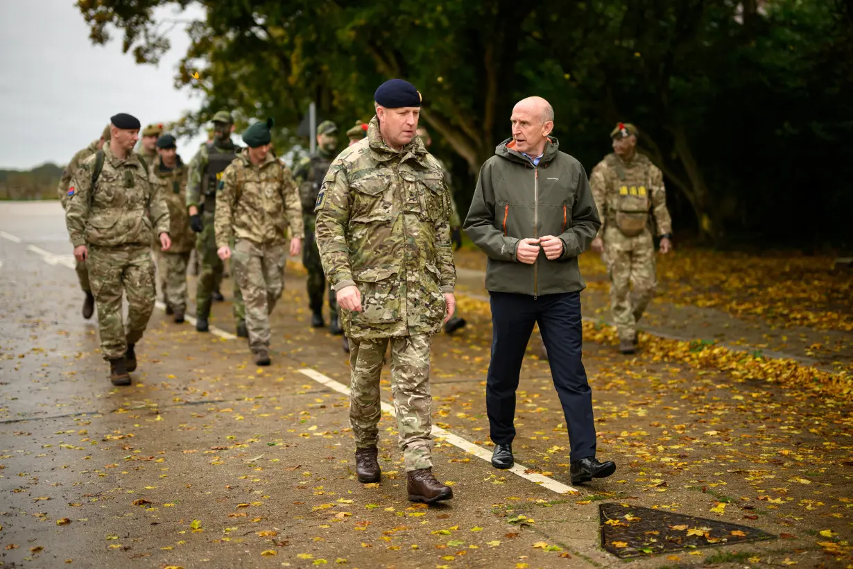 British Defence Secretary and Chancellor meet Ukrainian troops training In Norfolk