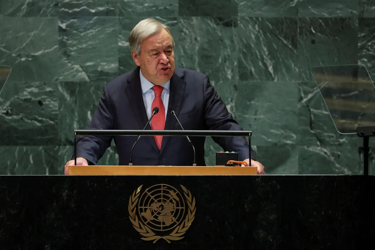 FILE PHOTO: United Nations Secretary-General Antonio Guterres