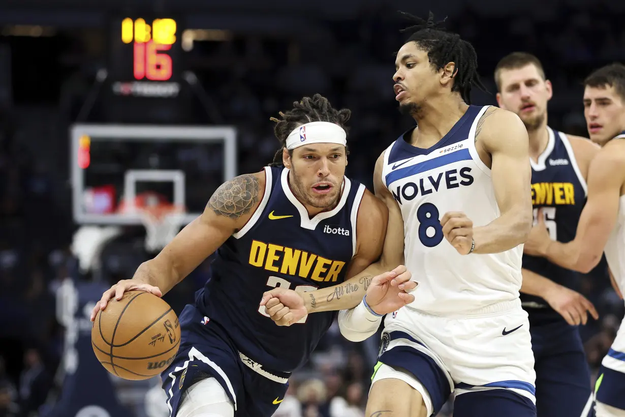 Nuggets Timberwolves Basketball