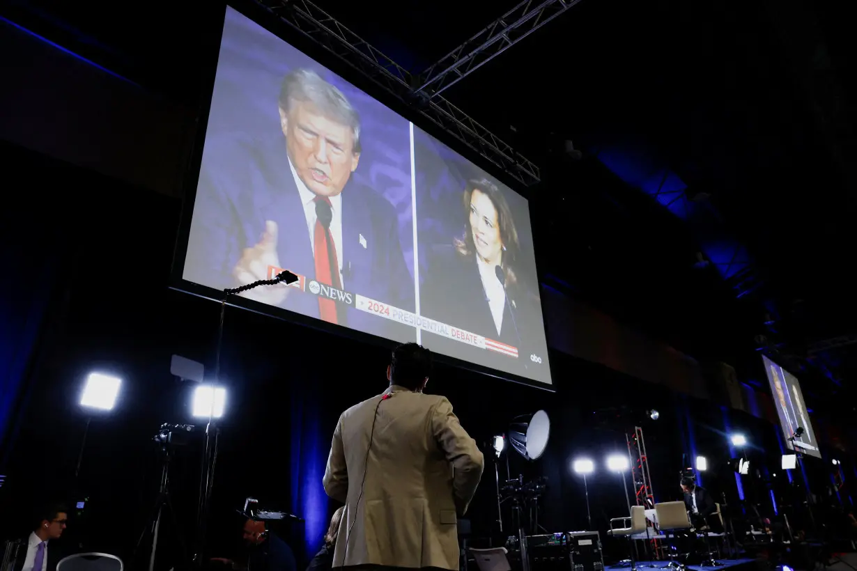 Harris-Trump presidential debate hosted by ABC in Philadelphia, Pennsylvania