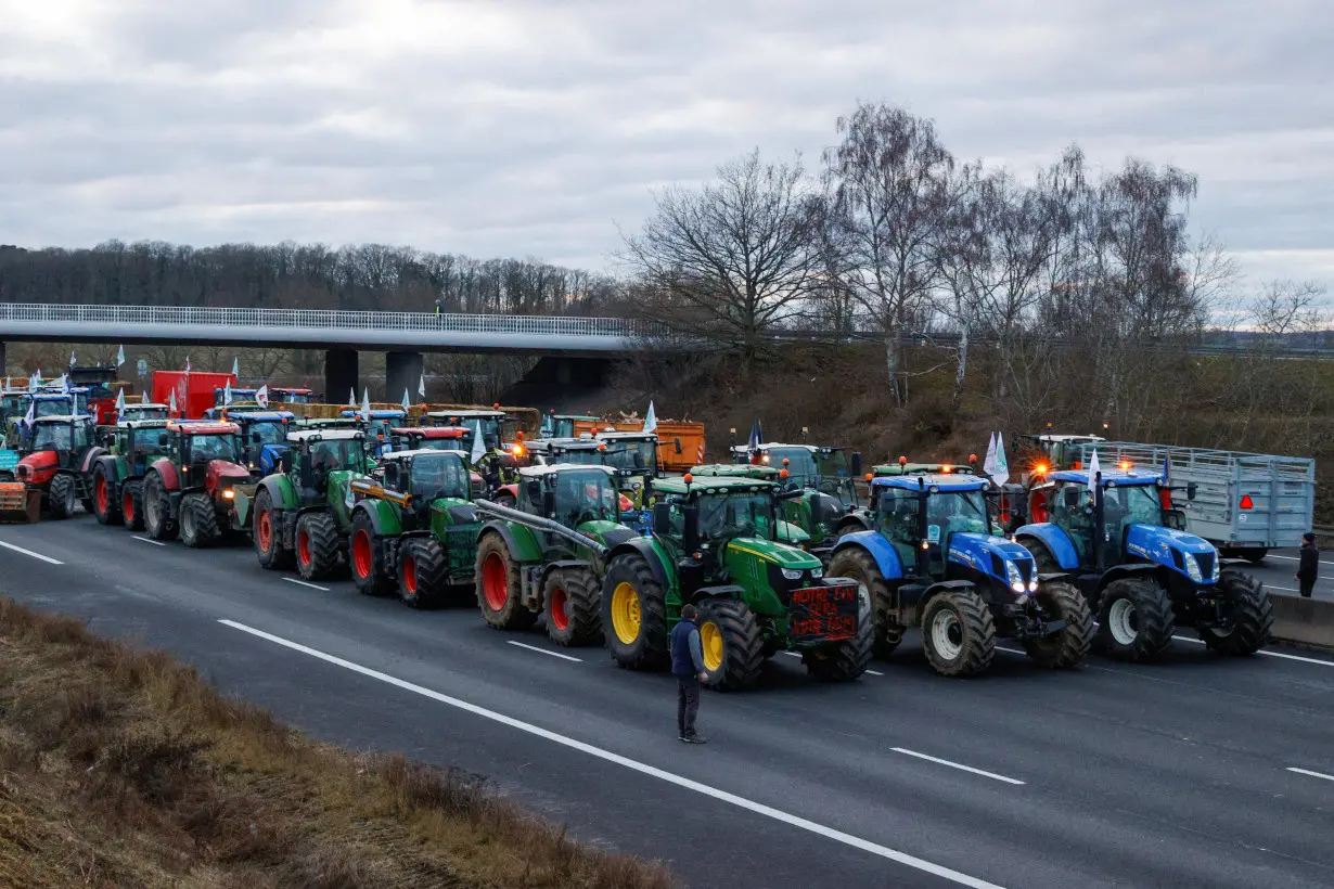 FILE PHOTO: Nationwide farmer protests in France