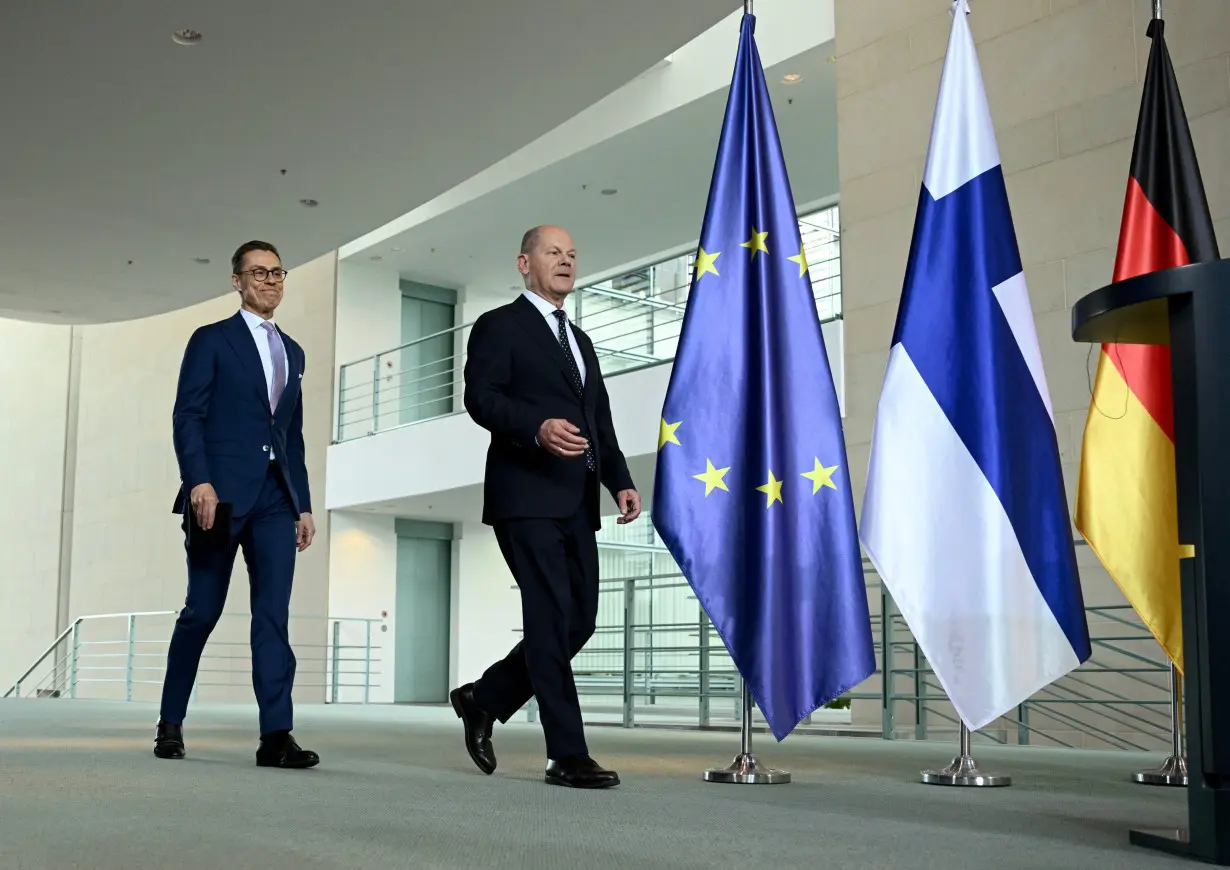 Finland's President Alexander Stubb visits Germany