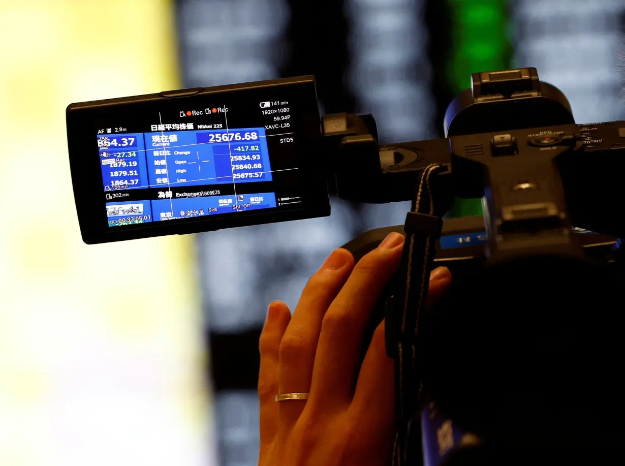 New Year ceremony marking the opening of trading in 2023 at the Tokyo Stock Exchange (TSE) in Tokyo