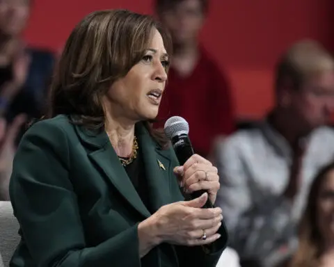 Harris says she's ready if Trump tries to prematurely declare victory, isn't worried about sexism