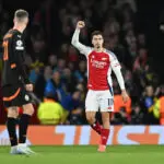 Arsenal bounces back from shock defeat with hard-fought Champions League win over Shakhtar Donetsk