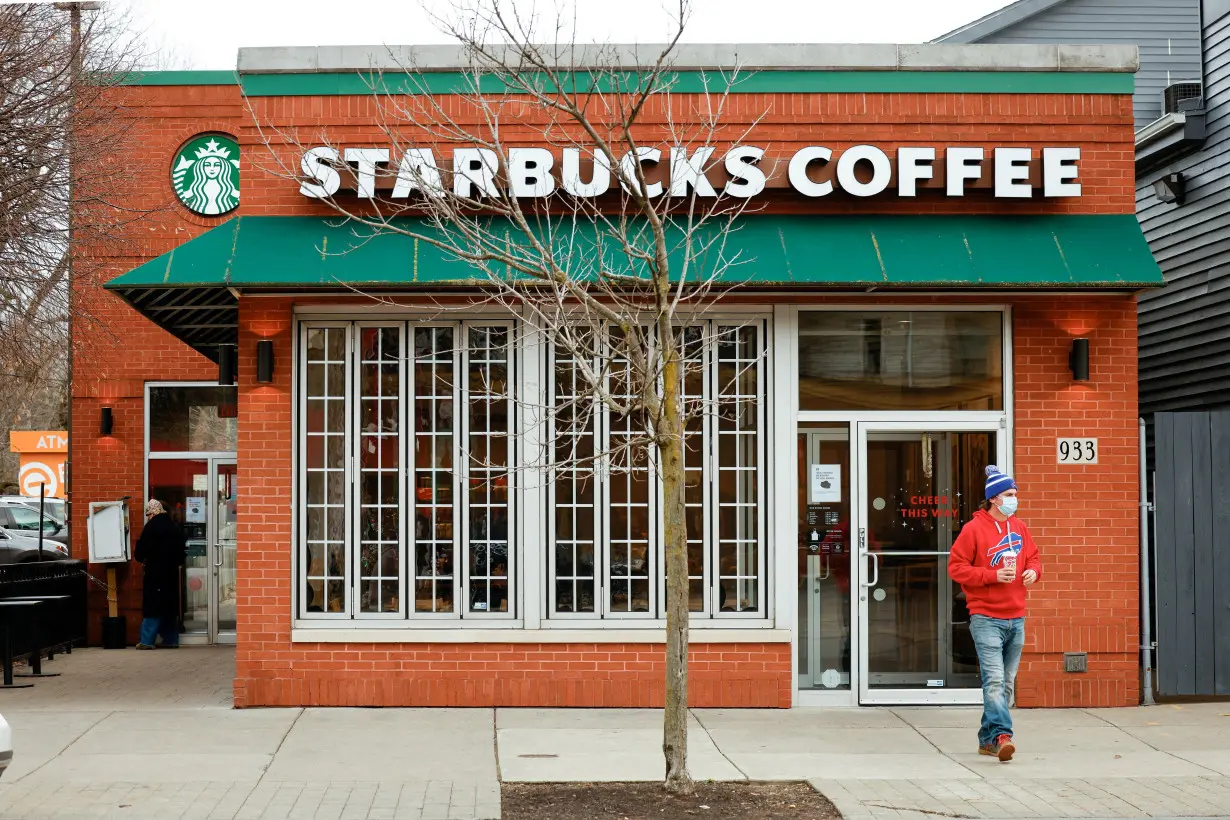 FILE PHOTO: Starbucks baristas and customers have one message to new CEO: change!