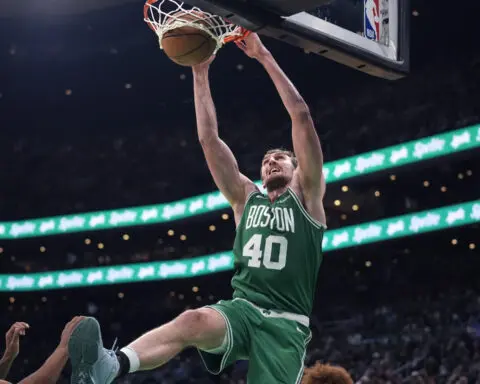 Celtics celebrate 18th NBA title with banner, rings and call from Tatum: 'Let's do it again.'