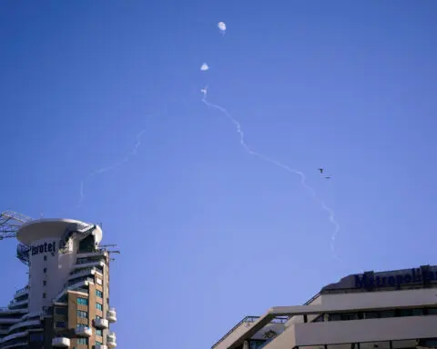 Rocket attacks set off sirens as Blinken visits Tel Aviv