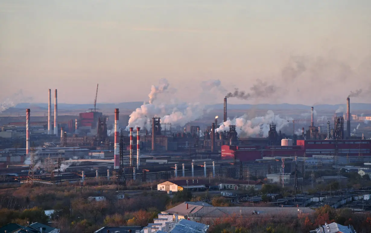 FILE PHOTO: A view shows Magnitogorsk Iron and Steel Works