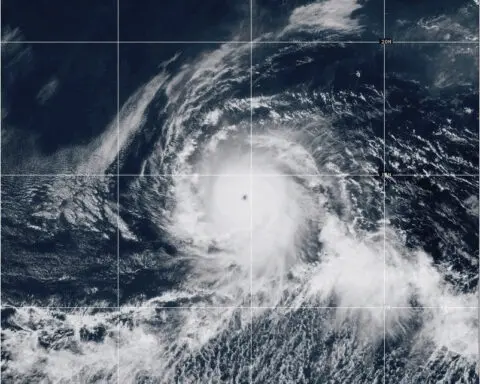 Hurricane Kristy strengthens into a Category 4 storm in the Pacific Ocean