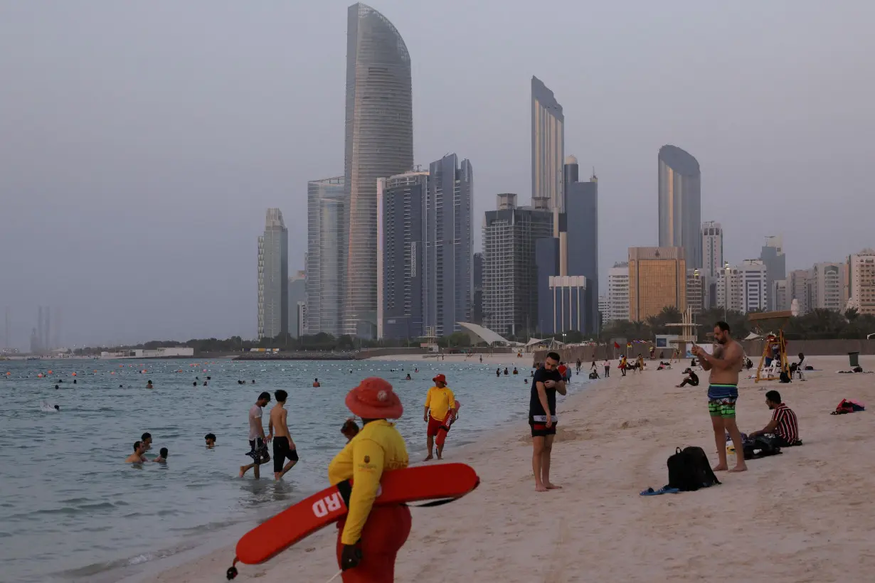 FILE PHOTO: Abu Dhabi skyline