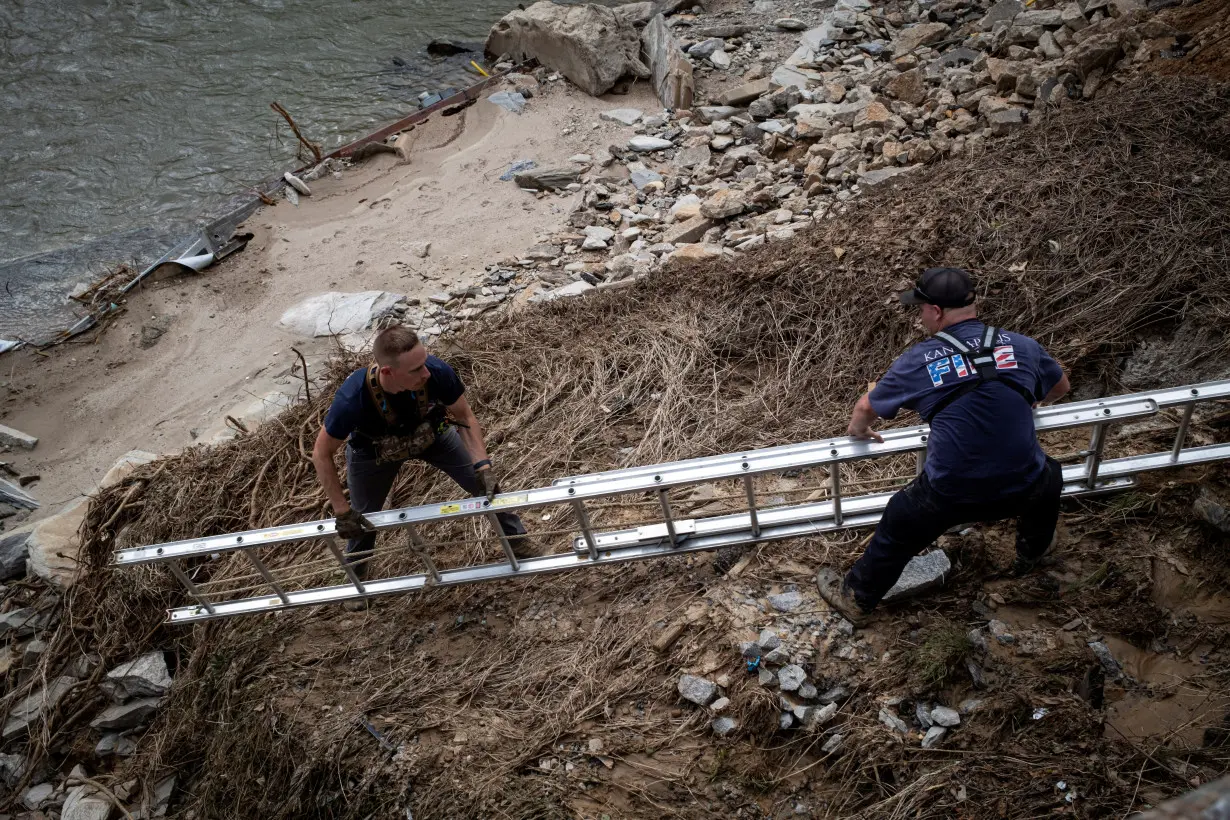 FILE PHOTO: Aftermath of Hurricane Helene in North Carolina