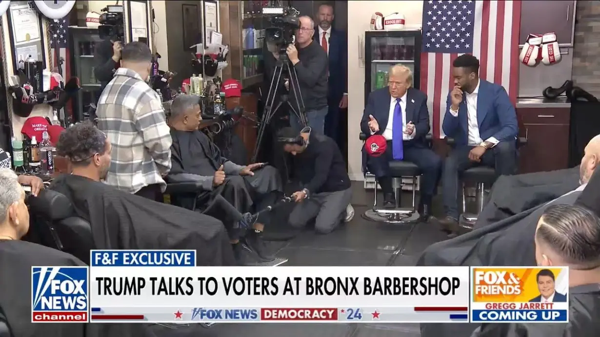 Fox News edited Trump's rambling answers and false claims in barbershop interview, full video shows