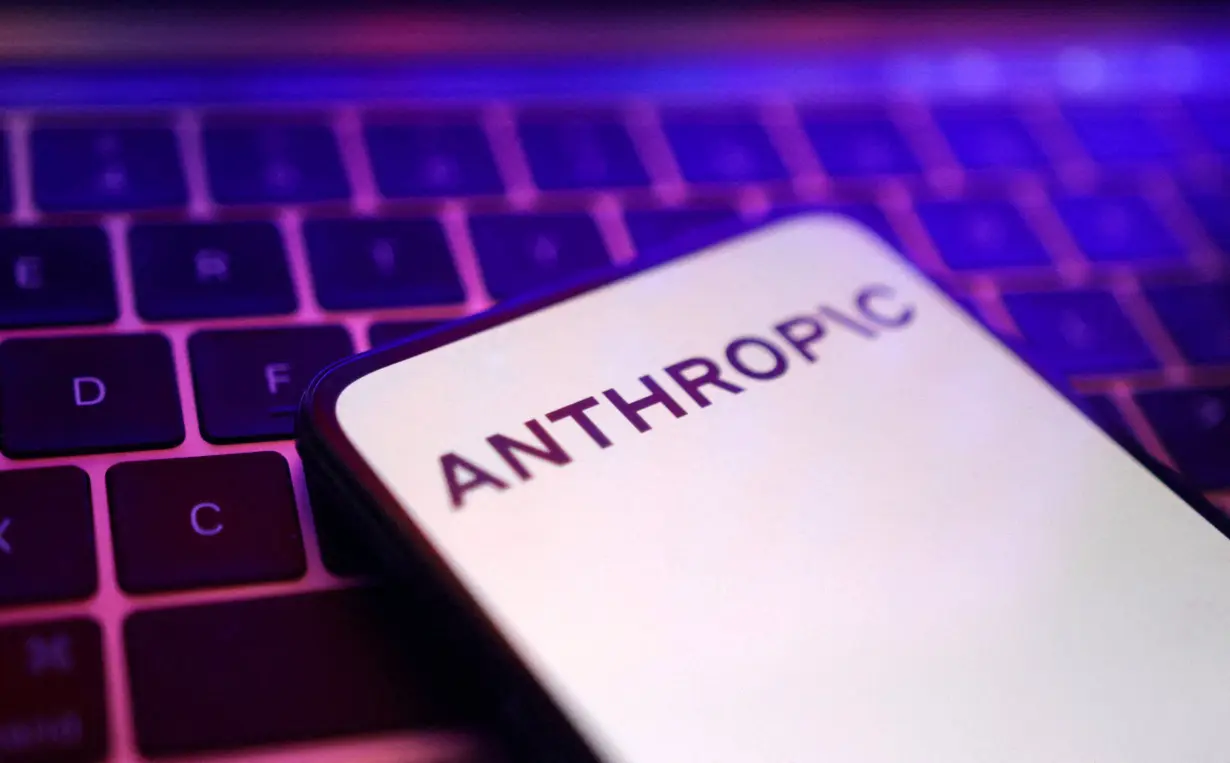 FILE PHOTO: Illustration shows Anthropic logo