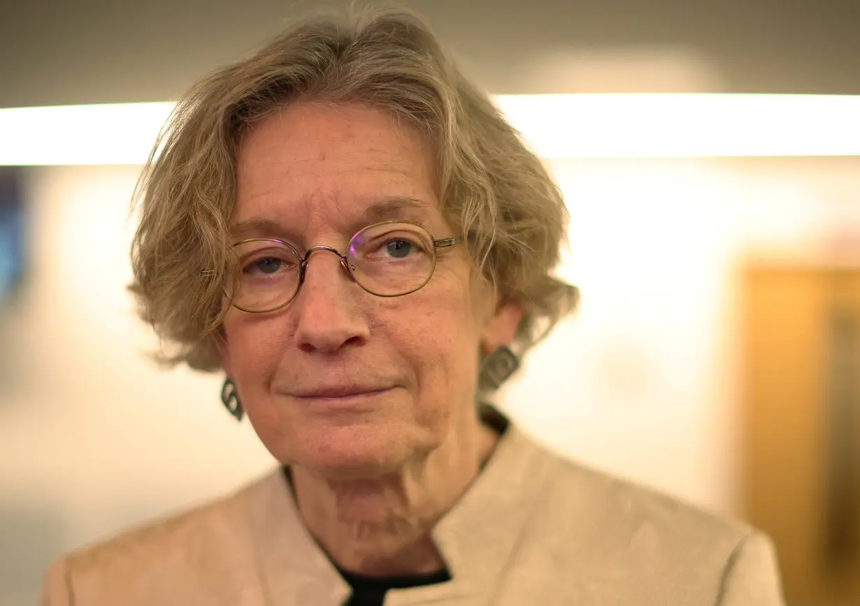 Economist and member of the Bank Of England's Monetary Policy Committee Catherine Mann poses for a photograph ahead of a speech at Manchester Business School in Manchester