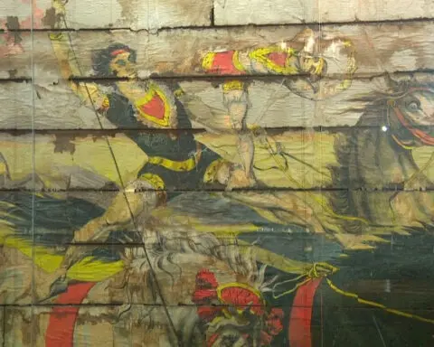 Renovation of Wisconsin bar leads to discovery of massive 140-year-old circus art