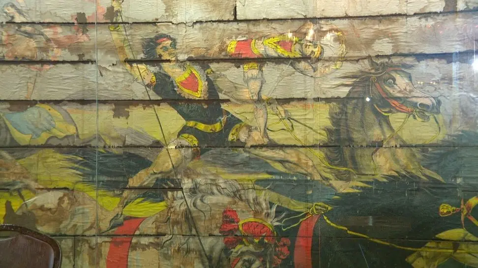 Renovation of Wisconsin bar leads to discovery of massive 140-year-old circus art