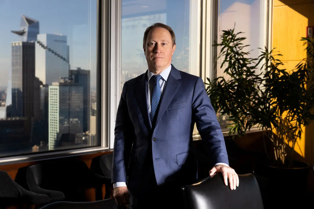 Morgan Stanley's incoming CEO Ted Pick poses for a portrait in New York City