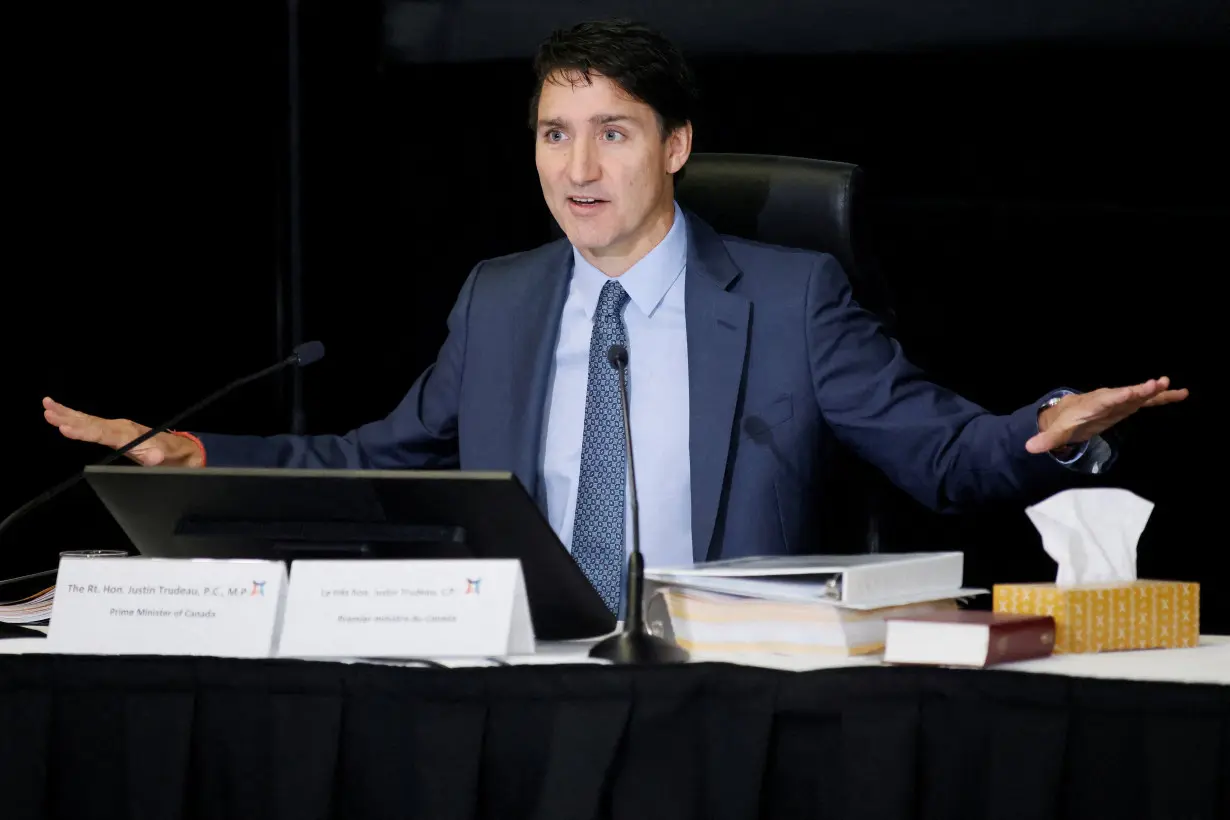 FILE PHOTO: Canada's Prime Minister Justin Trudeau in Ottawa