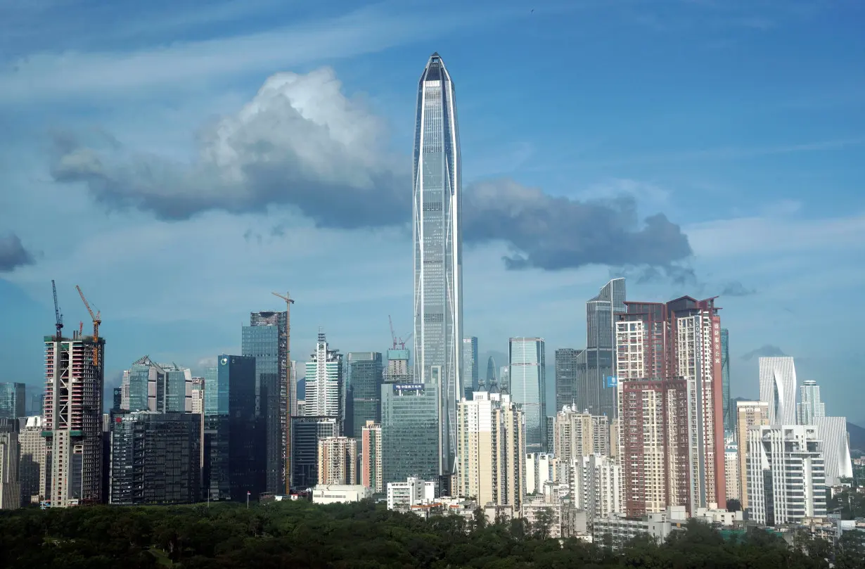 Buildings are seen in Shenzhen