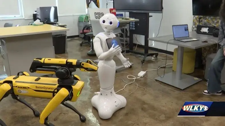 Louisville high school STEM program adds a 'social robot' to its fleet