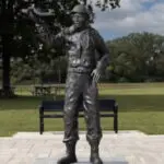 600 pound statue of a local Tuskegee Airmen stolen from a Detroit park