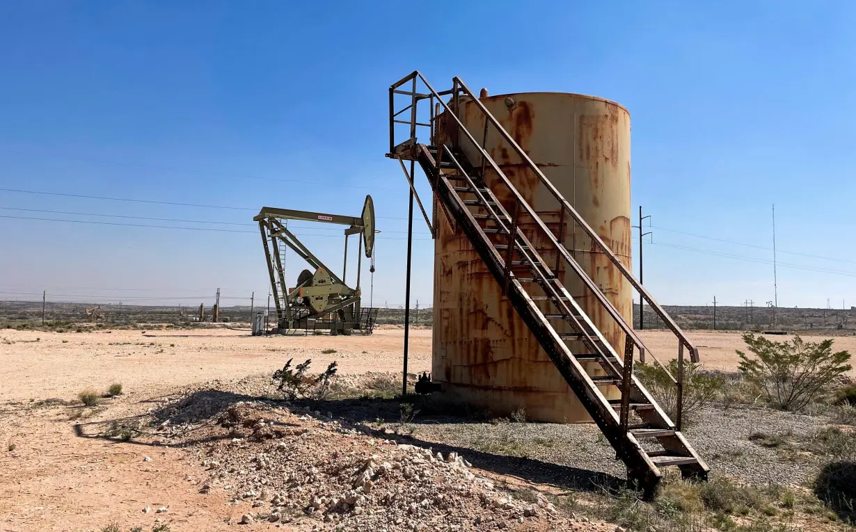 FILE PHOTO: Oil and gas drilling sites in New Mexico