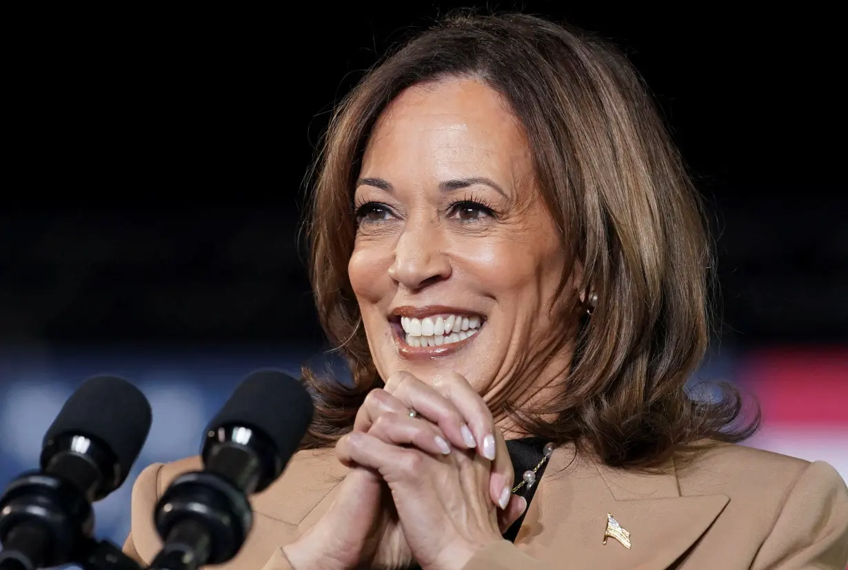 Democratic presidential nominee U.S. Vice President Kamala Harris campaigns in Georgia