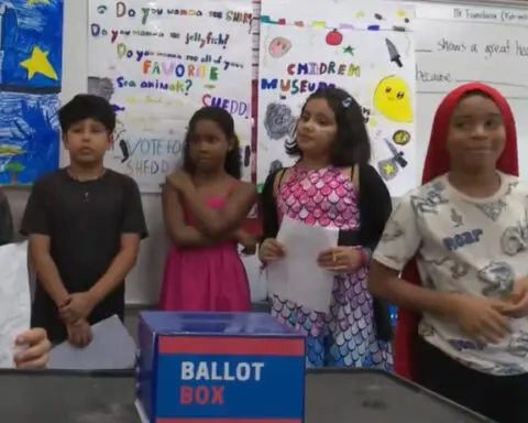 Fourth graders get a valuable early lesson in voting