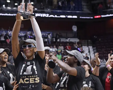 Las Vegas fires general manager Natalie Williams of two-time WNBA champion Aces