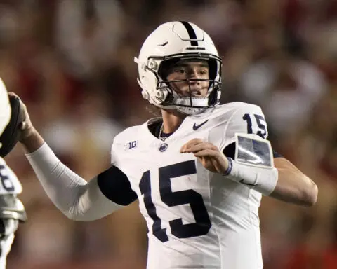 Penn State QB Drew Allar leaves game after getting hurt late in 1st half