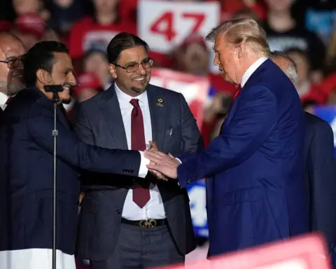 Trump in Michigan makes play for Arab American and Muslim voters angry over war in Gaza