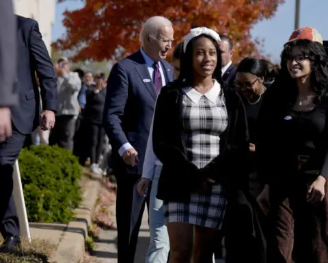 Biden casts 2024 election ballot near his Delaware home, waiting in line with other voters